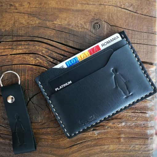 portcard buletin negru