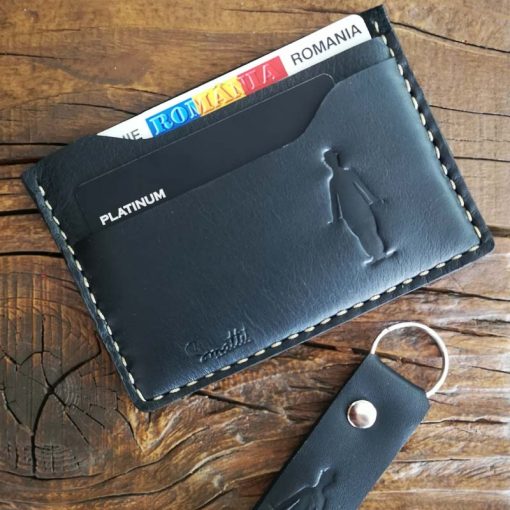 portcard piele neagra