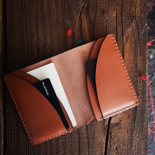 portofel minimalist buletin culoare maro portofel perosnalizat buletin